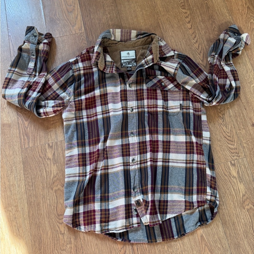 Legendary Whitetails Men's Rustic Plaid Shirt